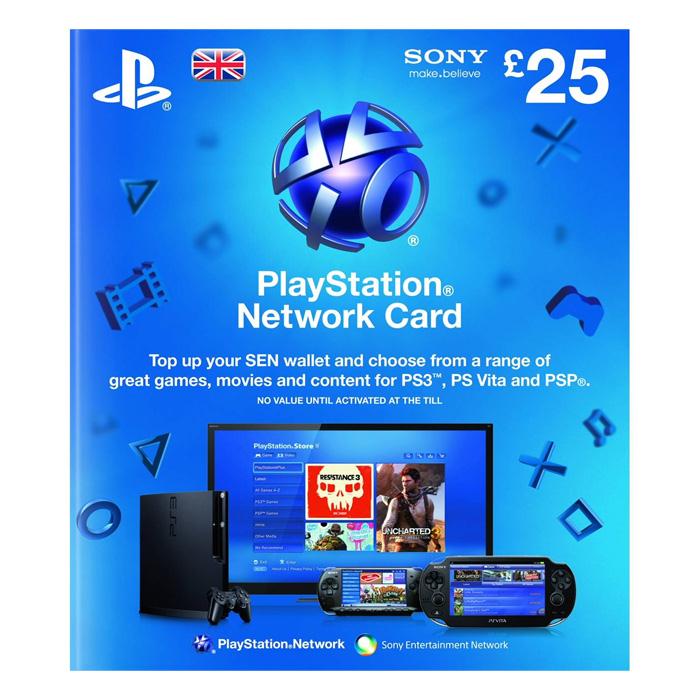 SONY Playstation Network Card £25 - UK Region