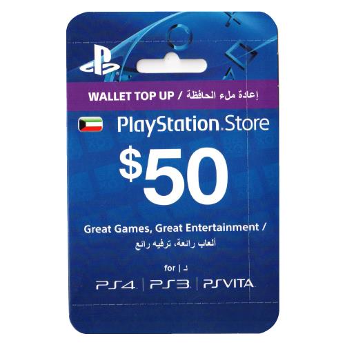 Kuwait Account Playstation Network Card 50$