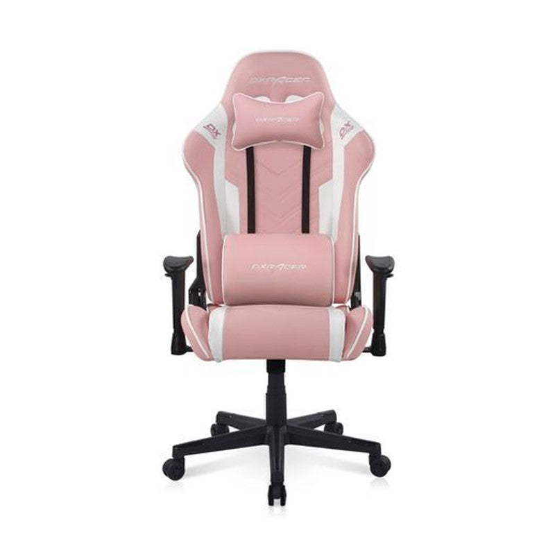 DXRacer P132 Prince Series Gaming Chair - Pink/White
