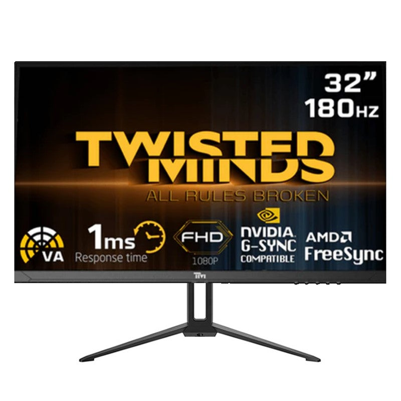 Twisted Minds 32inch, HDR, FHD, 180Hz, VA, OD , MPRT 1ms, HDMI2.0 Gaming Monitor TM32FHD180VA